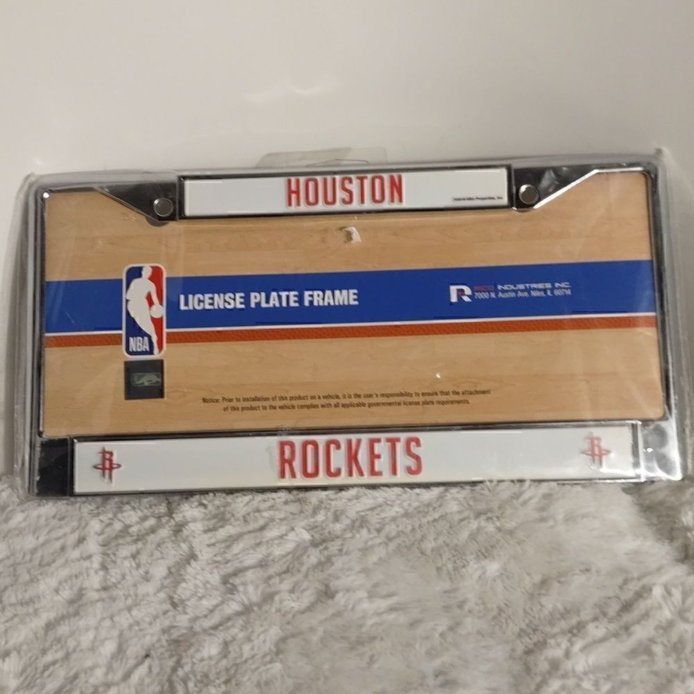 NBA Houston Rockets License Plate Frame